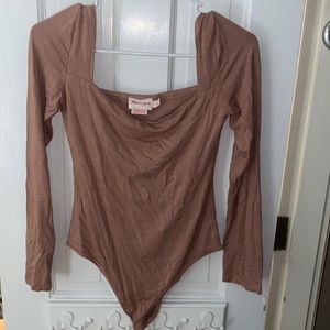 Showpo, size 8, pink, bodysuit